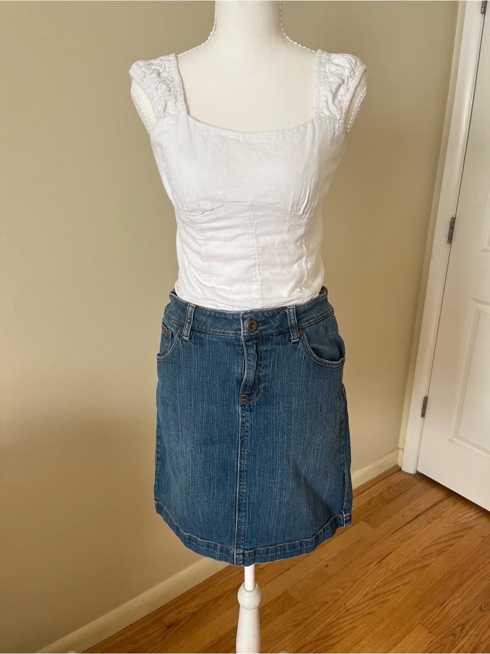 GAP Classic Denim Mini Skirt - Blue